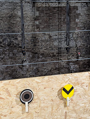 The whistle draws attention to the signal